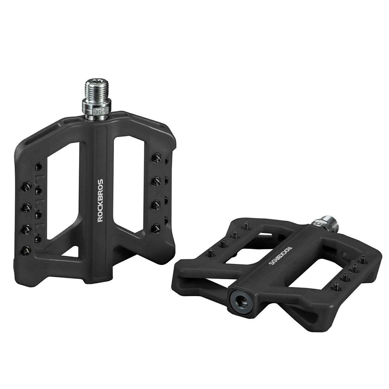 Rockbros RK01 cykelpedaler i nylon – svarta