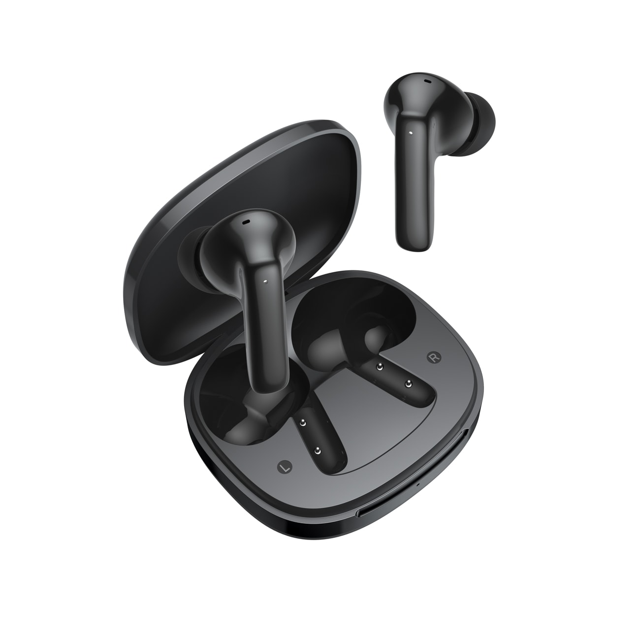 QCY T13 Pro trådlösa in-ear-hörlurar med brusreducering (ANC) – Svart