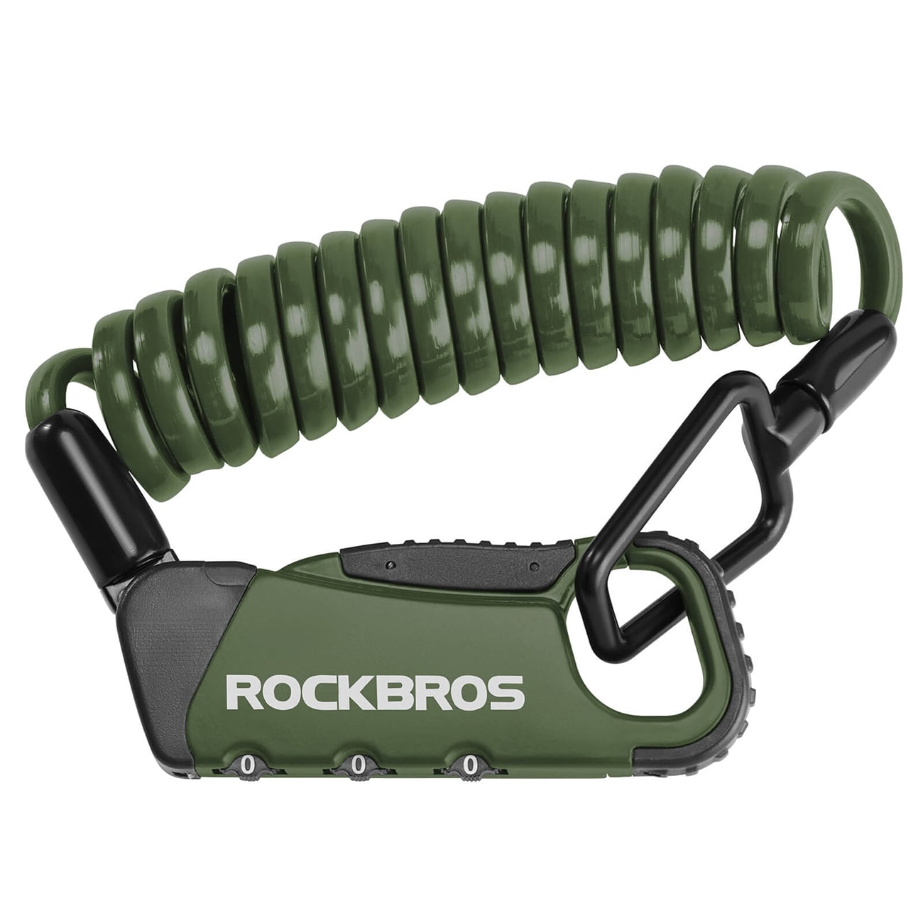 Rockbros RBK6N kombinationslås för cykel – grönt