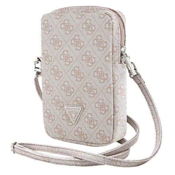 Guess Zip 4G Triangle-väska – rosa