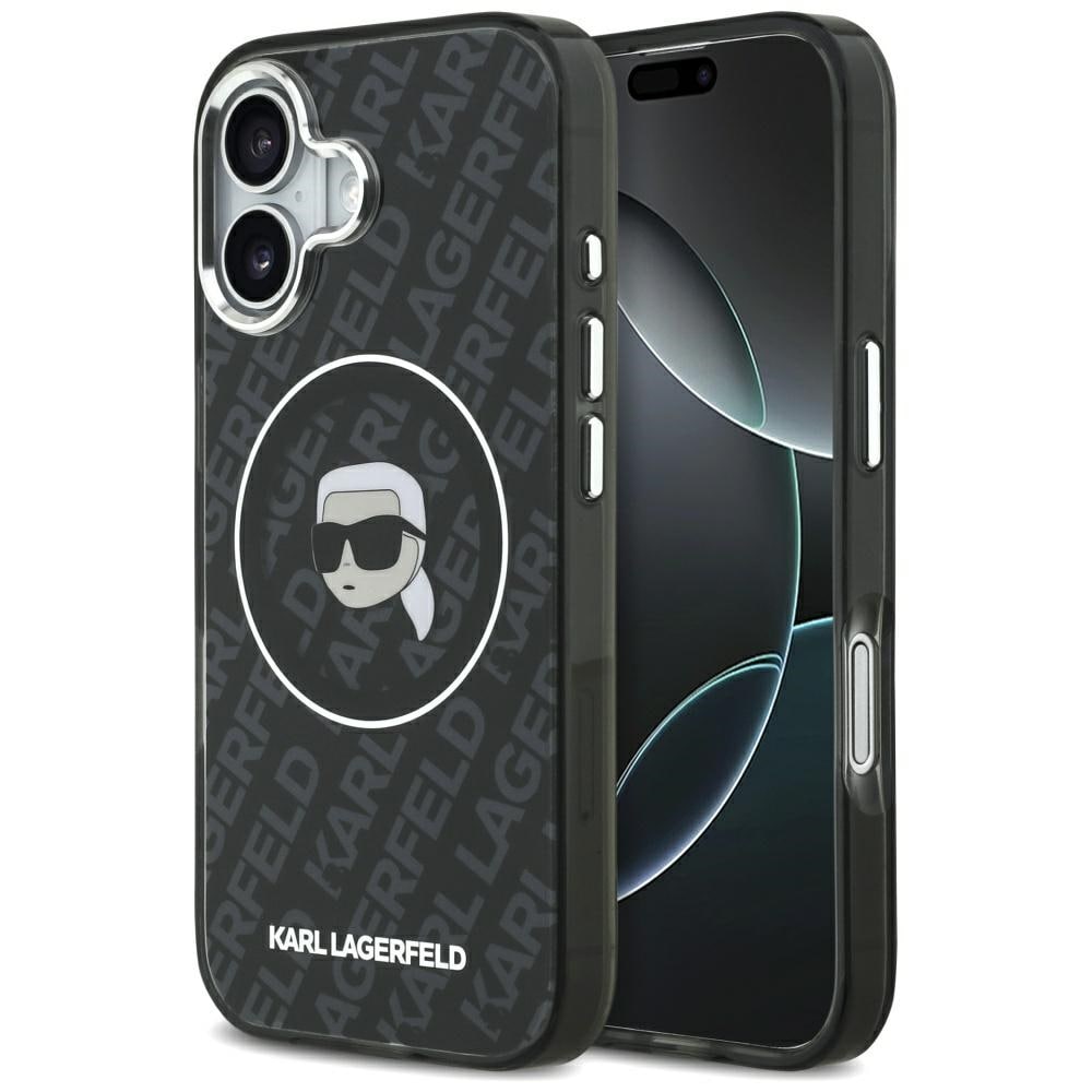 Karl Lagerfeld IML Karl Head Logo MagSafe-fodral för iPhone 17 – Svart