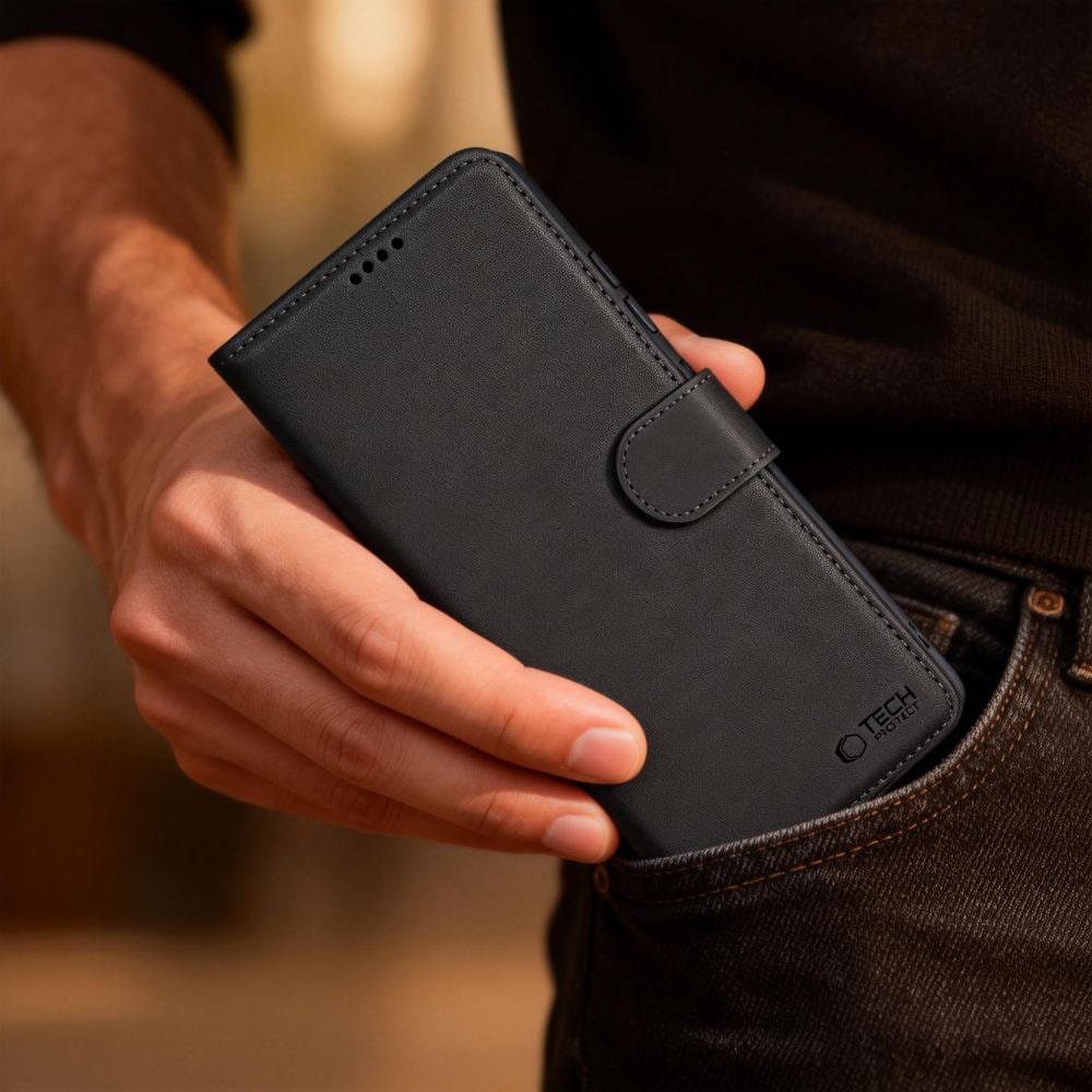 Tech-Protect-lommebogset til Xiaomi 17T Pro – Sort