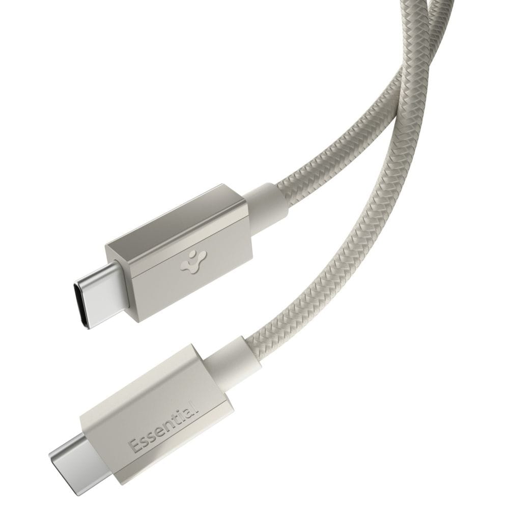 Spigen Essential EB6015CC USB-C-kabel 60 W, 150 cm – Titanium