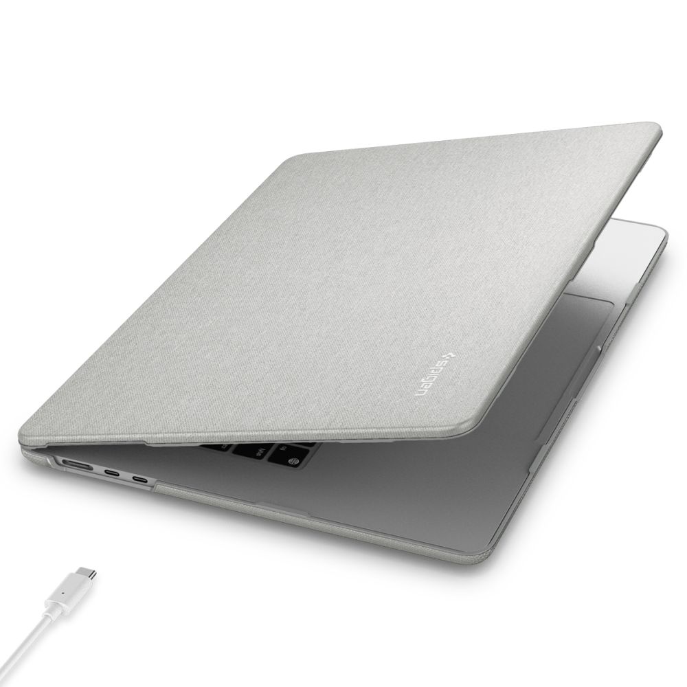 Spigen Urban Fit-fodral för MacBook Air 13" 2023 / 2024 / 2025 2026 – Grå