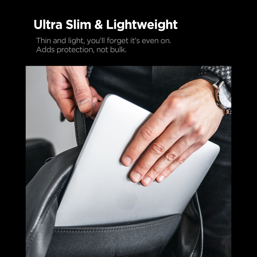 Spigen AirSkin-fodral för MacBook Pro 16" 2021 / 2023 / 2024 / 2025 / 2026 – Transparent matt