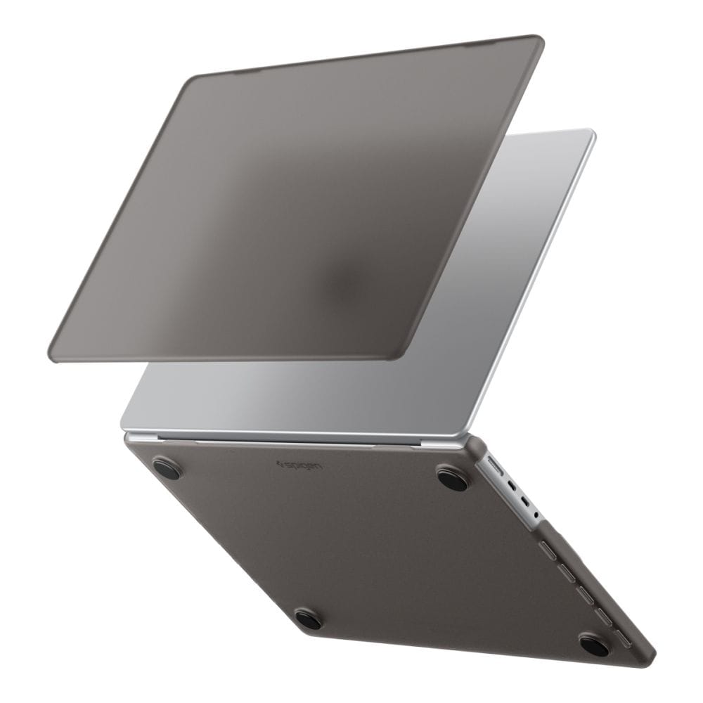 Spigen AirSkin-fodral för MacBook Pro 16" 2021 / 2023 / 2024 / 2025 / 2026 – Halvgenomskinligt