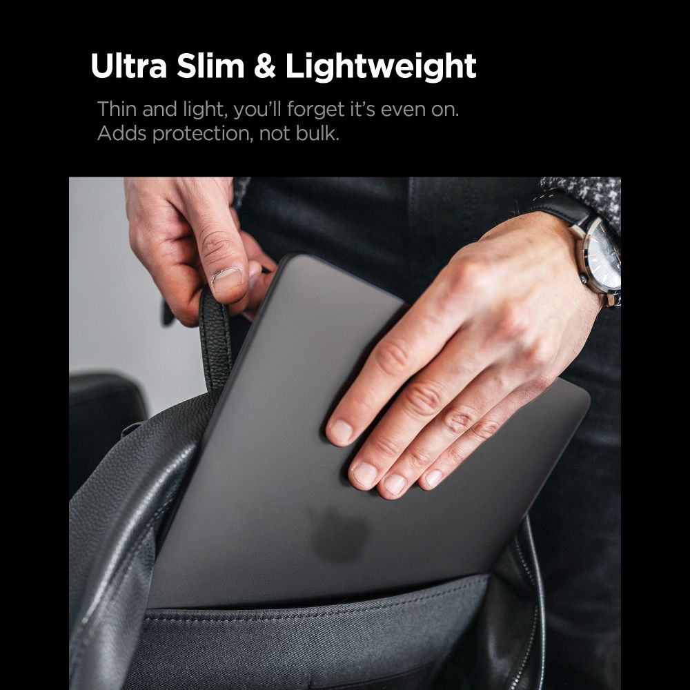 Spigen AirSkin-fodral för MacBook Pro 16" 2021 / 2023 / 2024 / 2025 / 2026 – Halvgenomskinligt