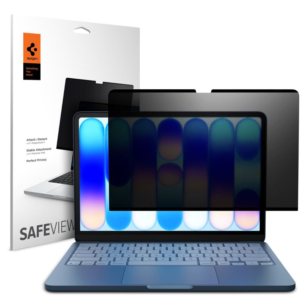 Spigen SafeView sekretessskärmskydd för MacBook Neo 13" 2026