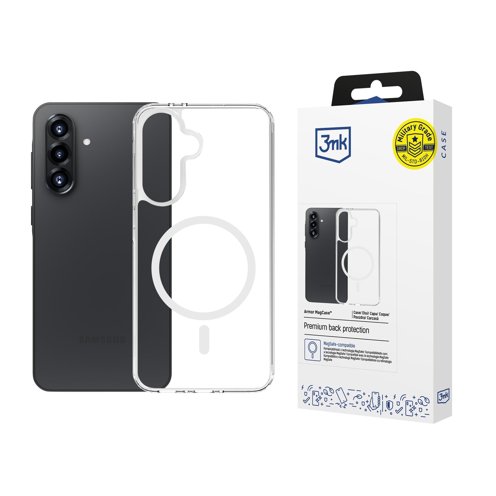 3mk Armor MagCase till Samsung Galaxy A27 5G – Transparent