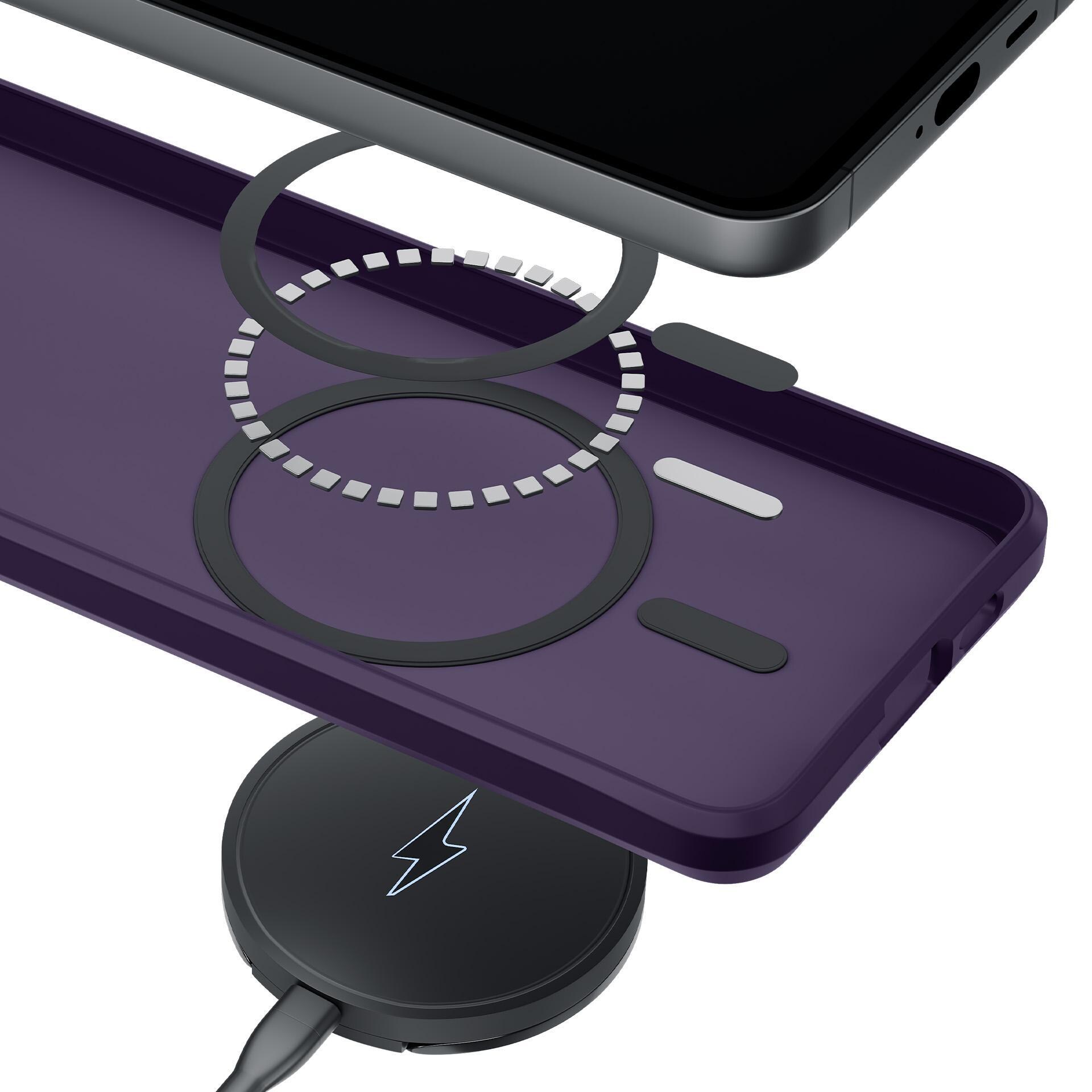 3mk Smoke MagCase till Samsung Galaxy S24 – lila