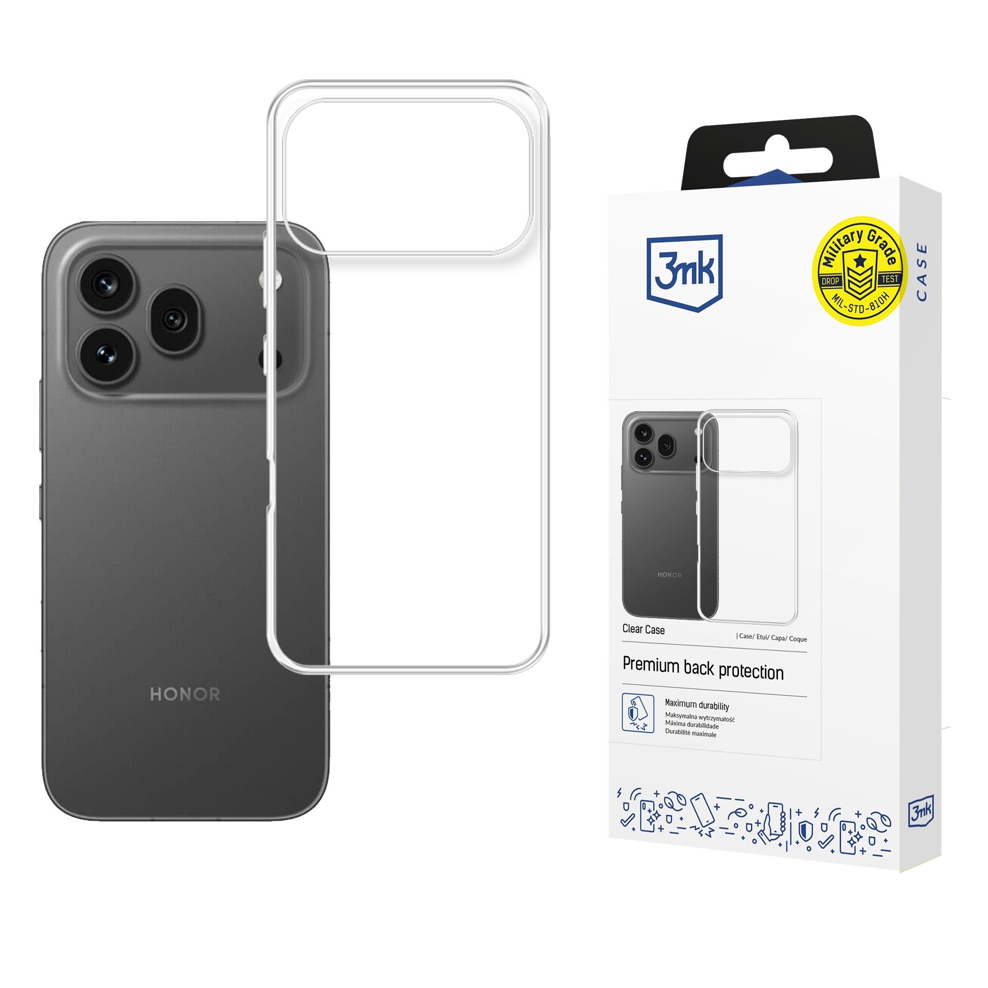 3mk genomskinligt skal till Honor 600 Pro 5G – transparent