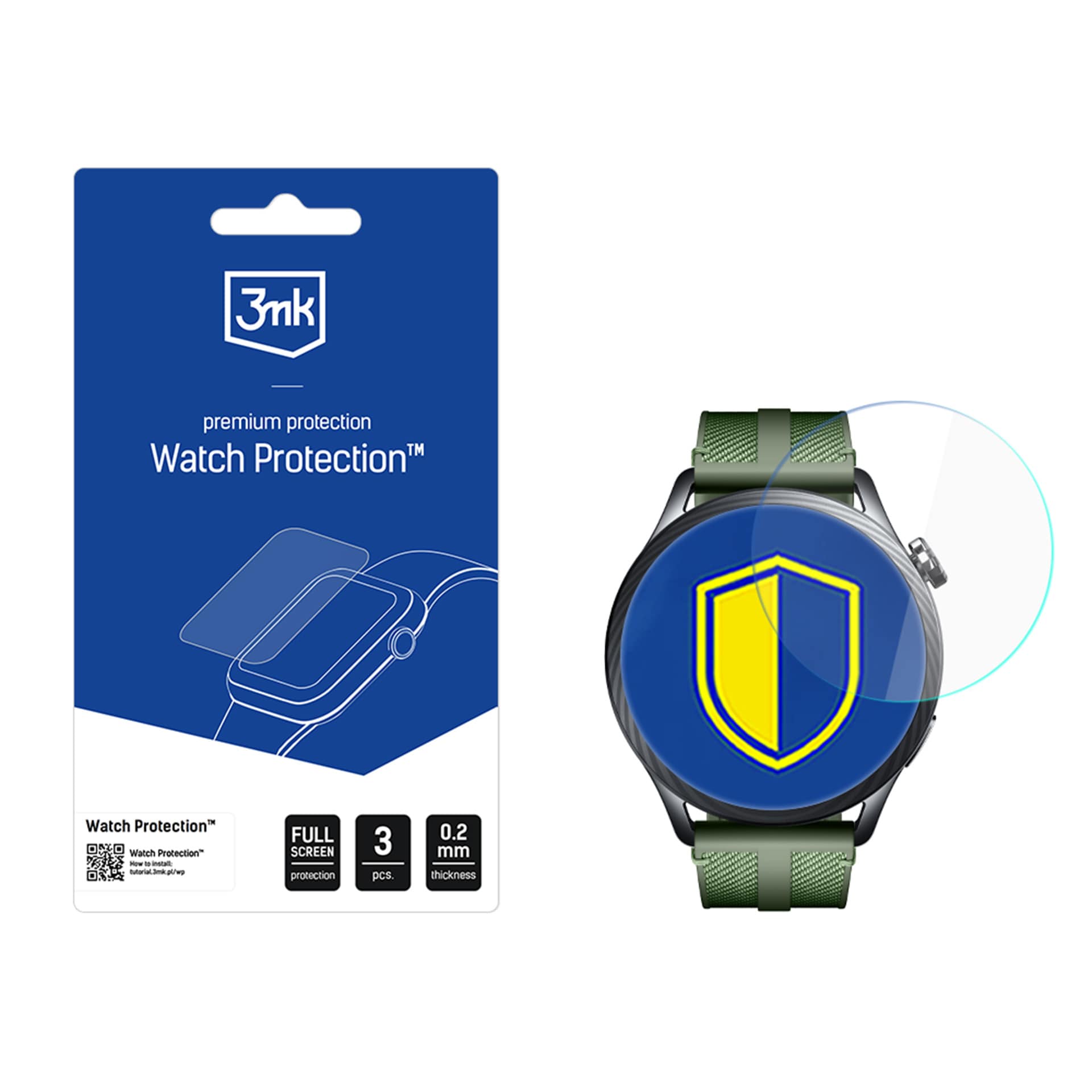 3mk Watch Protection FlexibleGlass hybridglas till Xiaomi Watch S5 46 mm