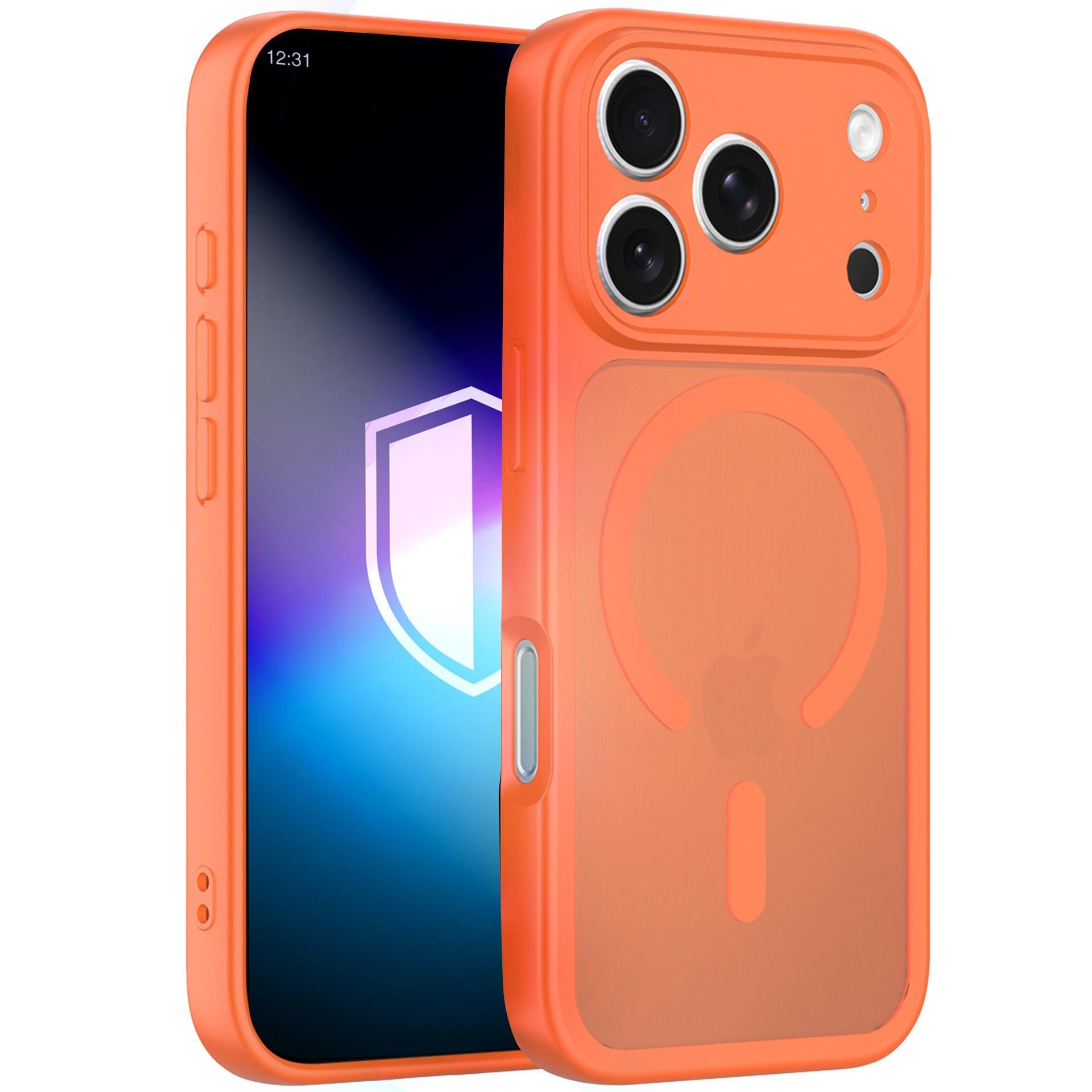 3mk Misty MagCase för iPhone 17 Pro Max / 18 Pro Max – Orange