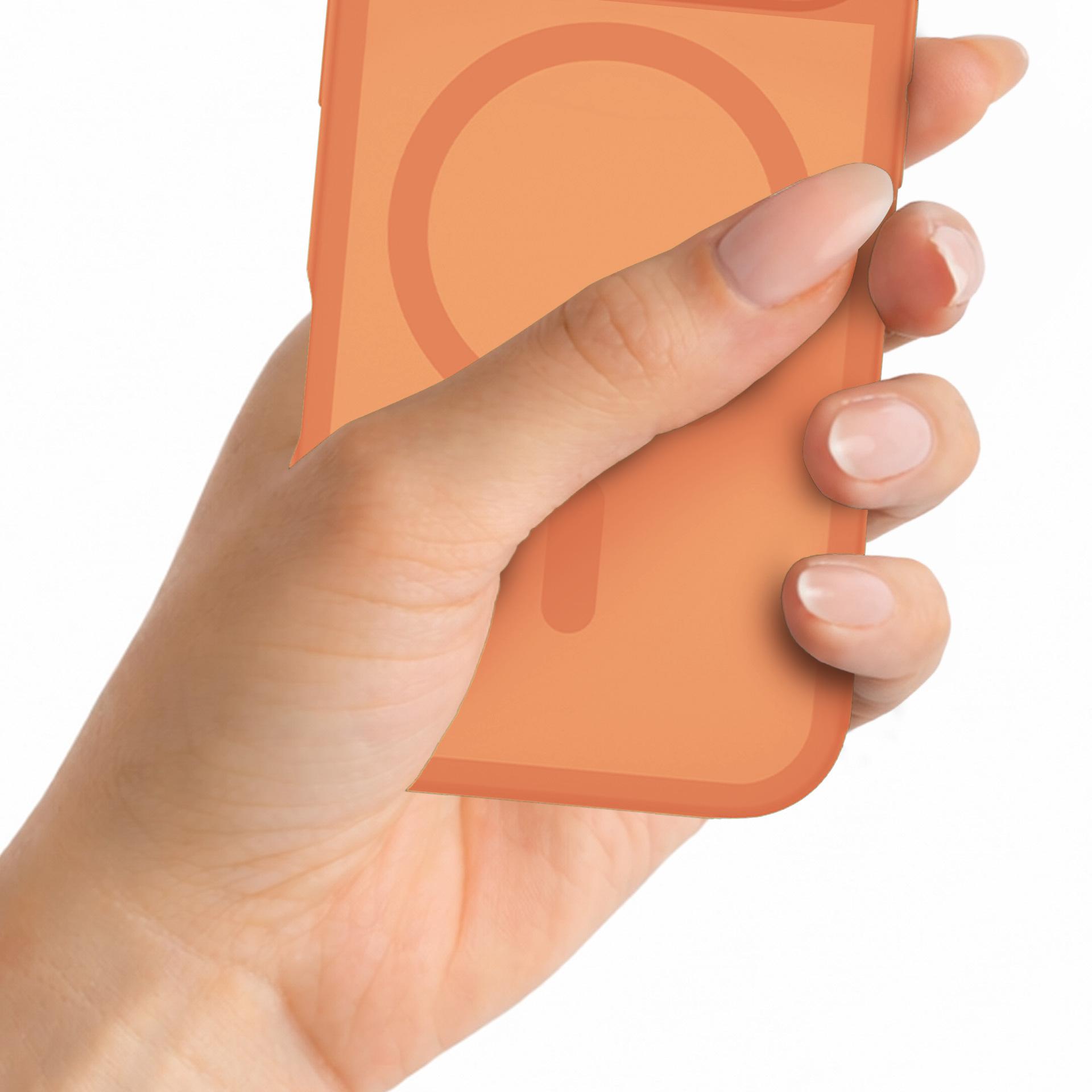 3mk Misty MagCase för iPhone 17 Pro Max / 18 Pro Max – Orange