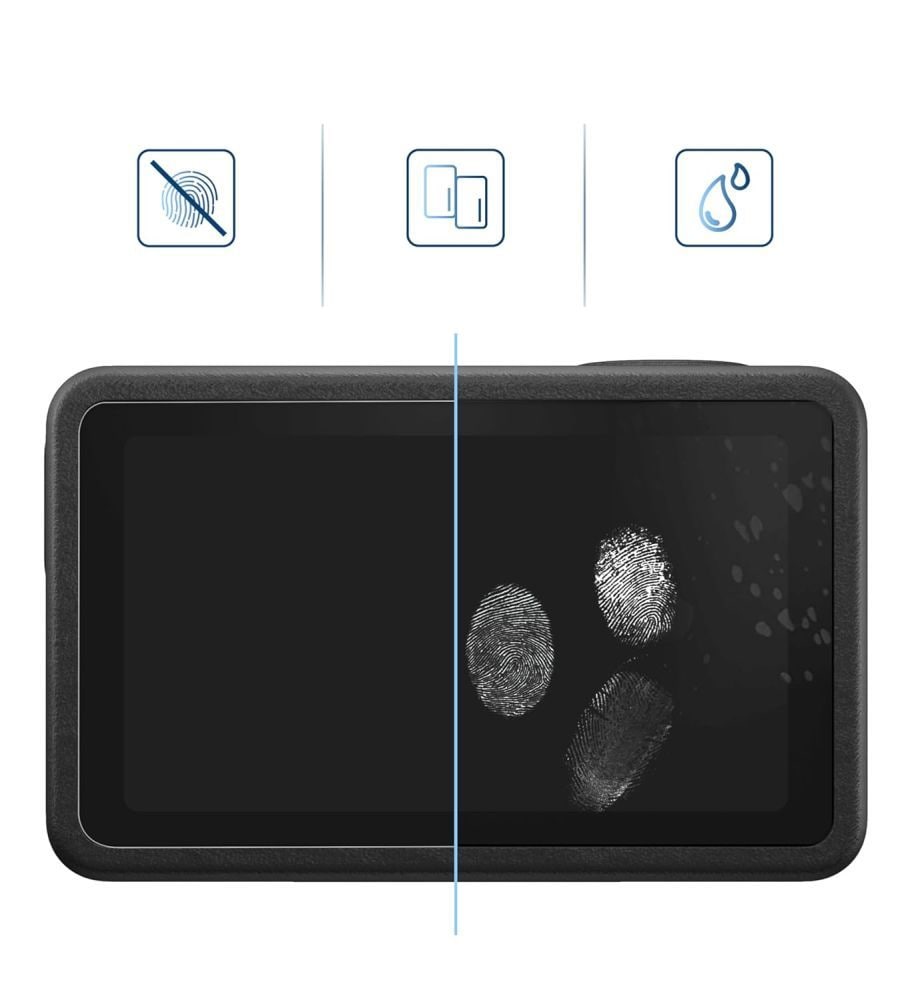 Tech-Protect Glass Fit+ – 2-pack härdat glas till DJI Osmo Action 6