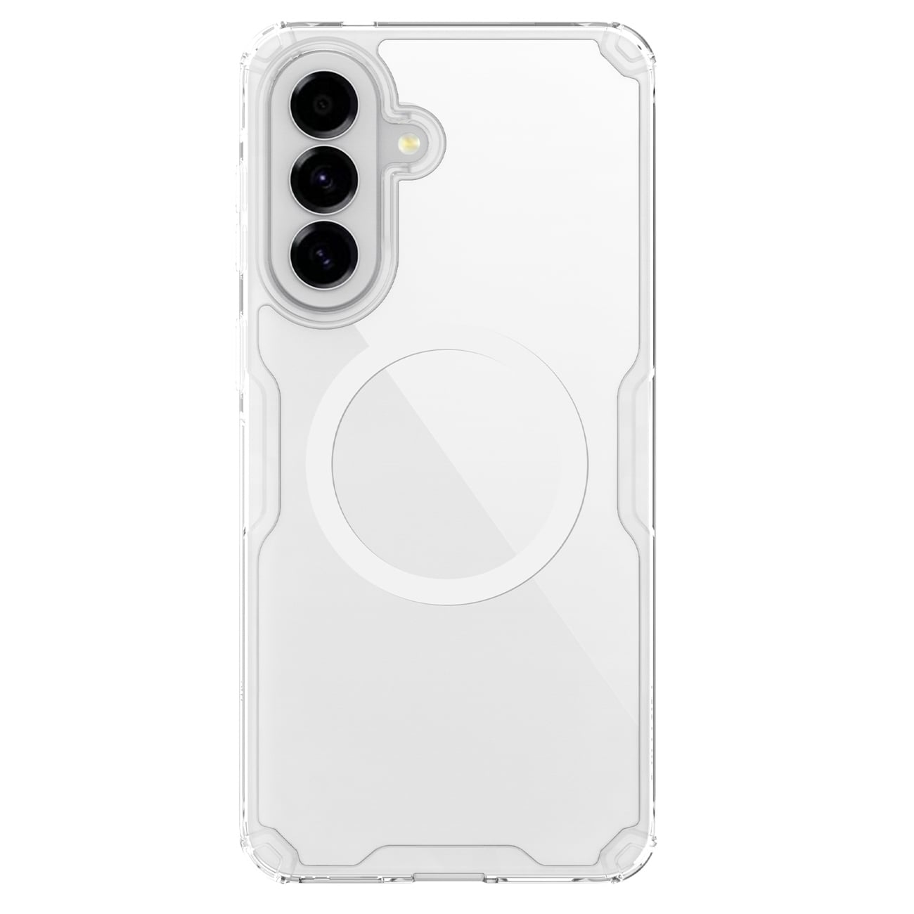 Nillkin Nature TPU Pro magnetfodral för Samsung Galaxy A57 5G, MagSafe-kompatibelt – genomskinligt