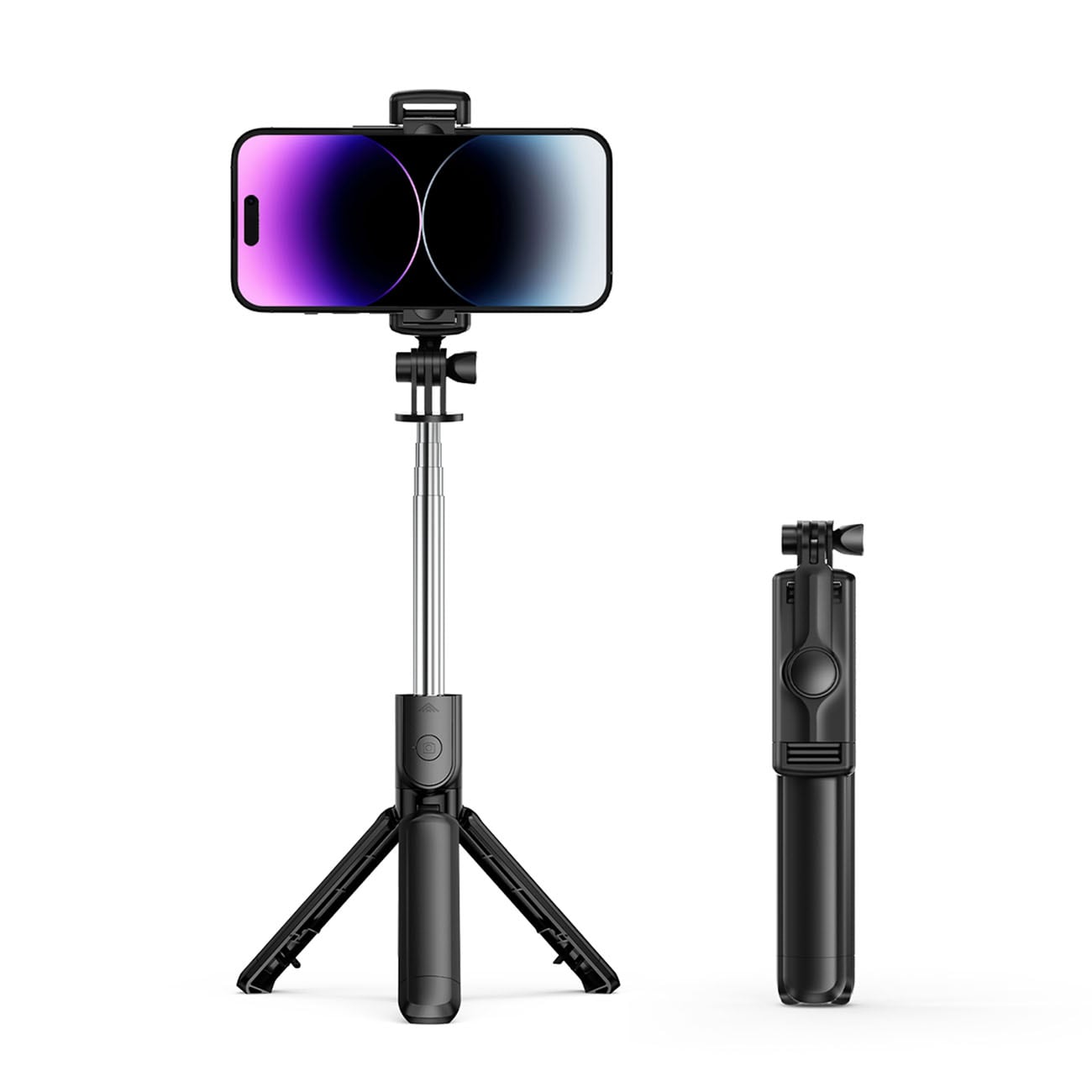 Selfiepinne Orico SPV68 ministativ med Bluetooth, 360 graders rotation, 68 cm – svart