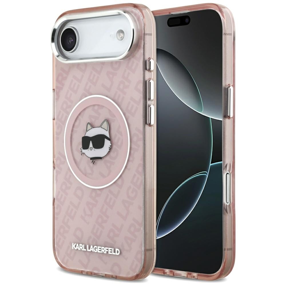 Product Image for Karl Lagerfeld IML Choupette-logotyp MagSafe-fodral för iPhone 17 Air – Rosa