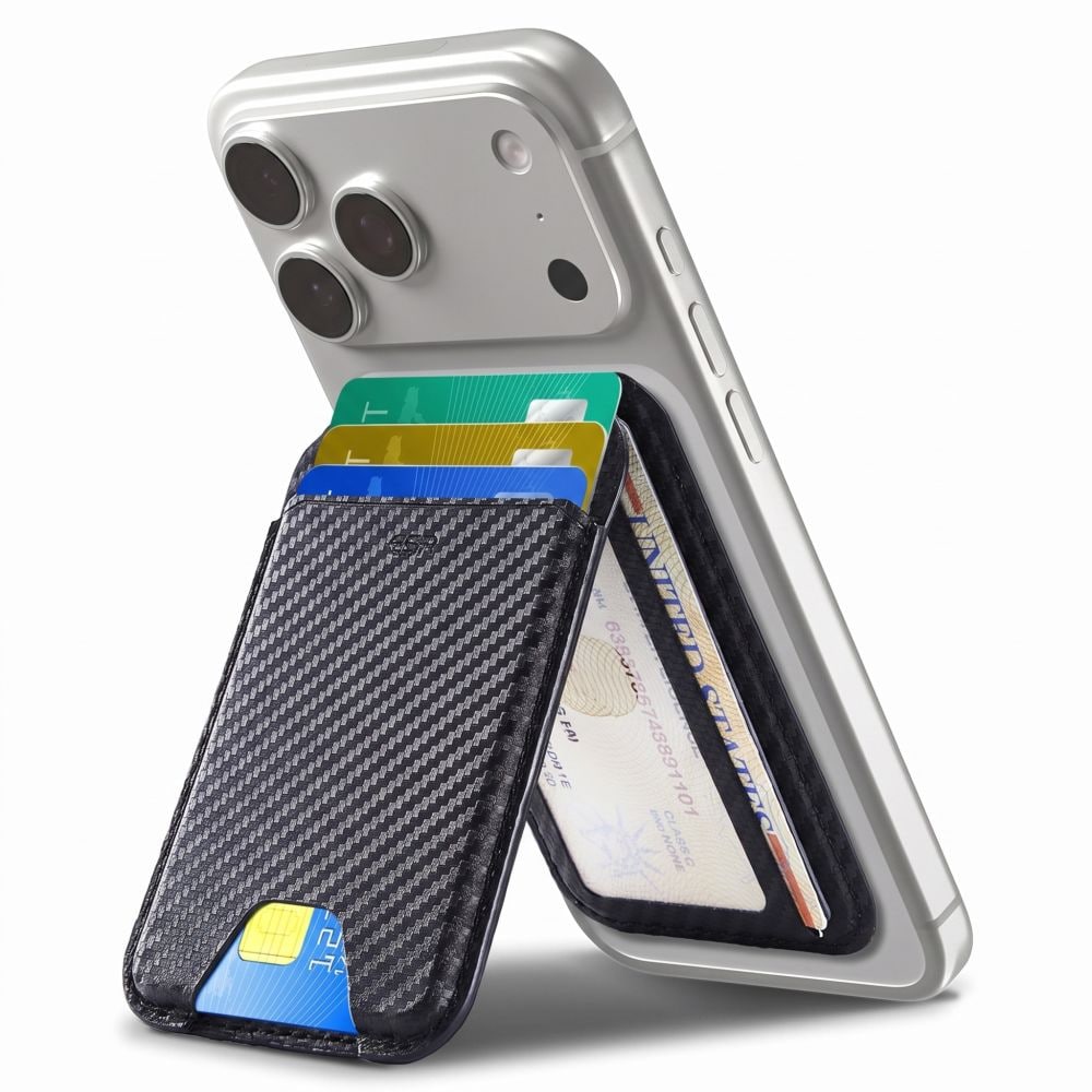 Product Image for ESR Classic RFID-plånboksstativ med magnetfäste och MagSafe för mobiltelefon – Svart