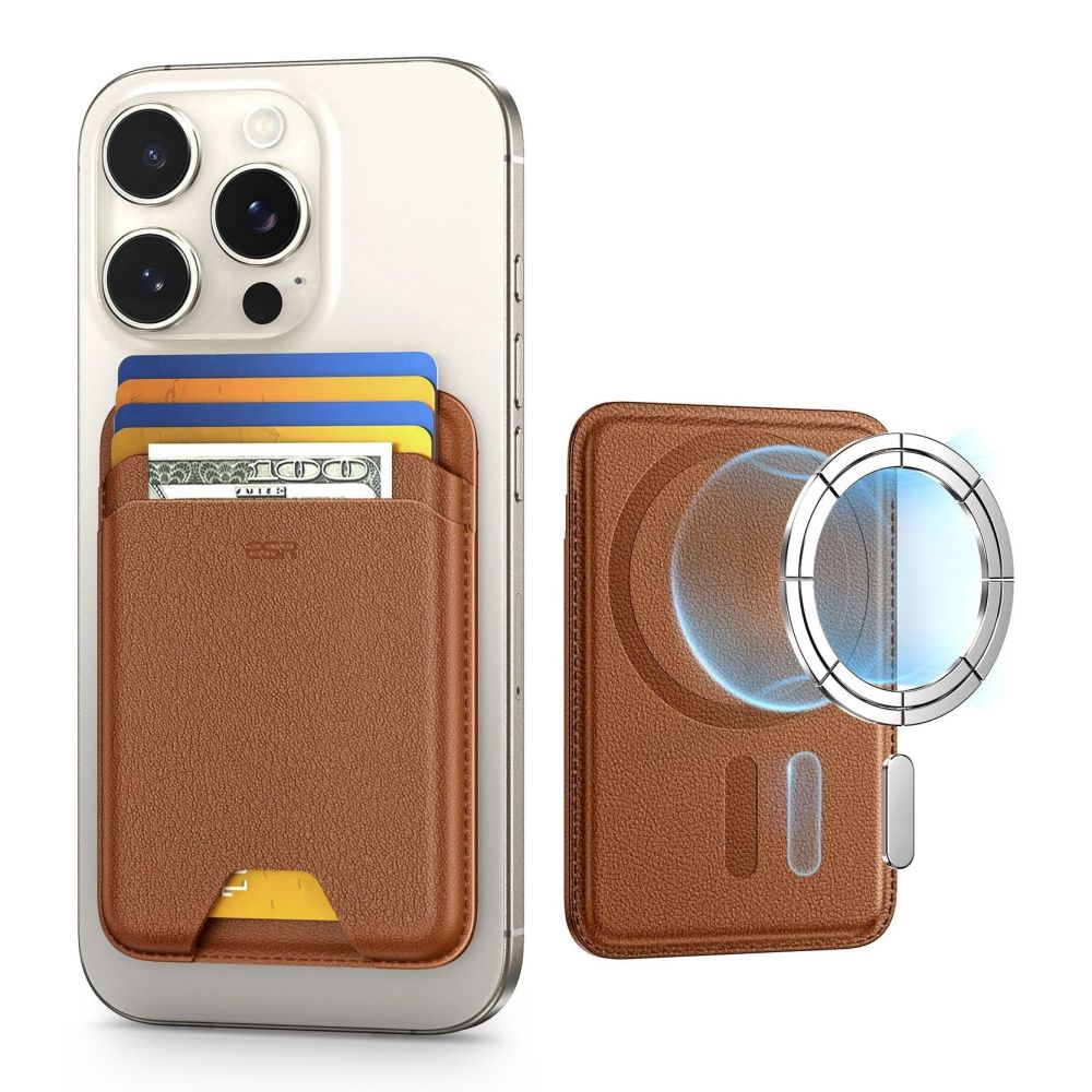 Product Image for ESR Classic magnetplånbok med MagSafe för mobiltelefon – brun