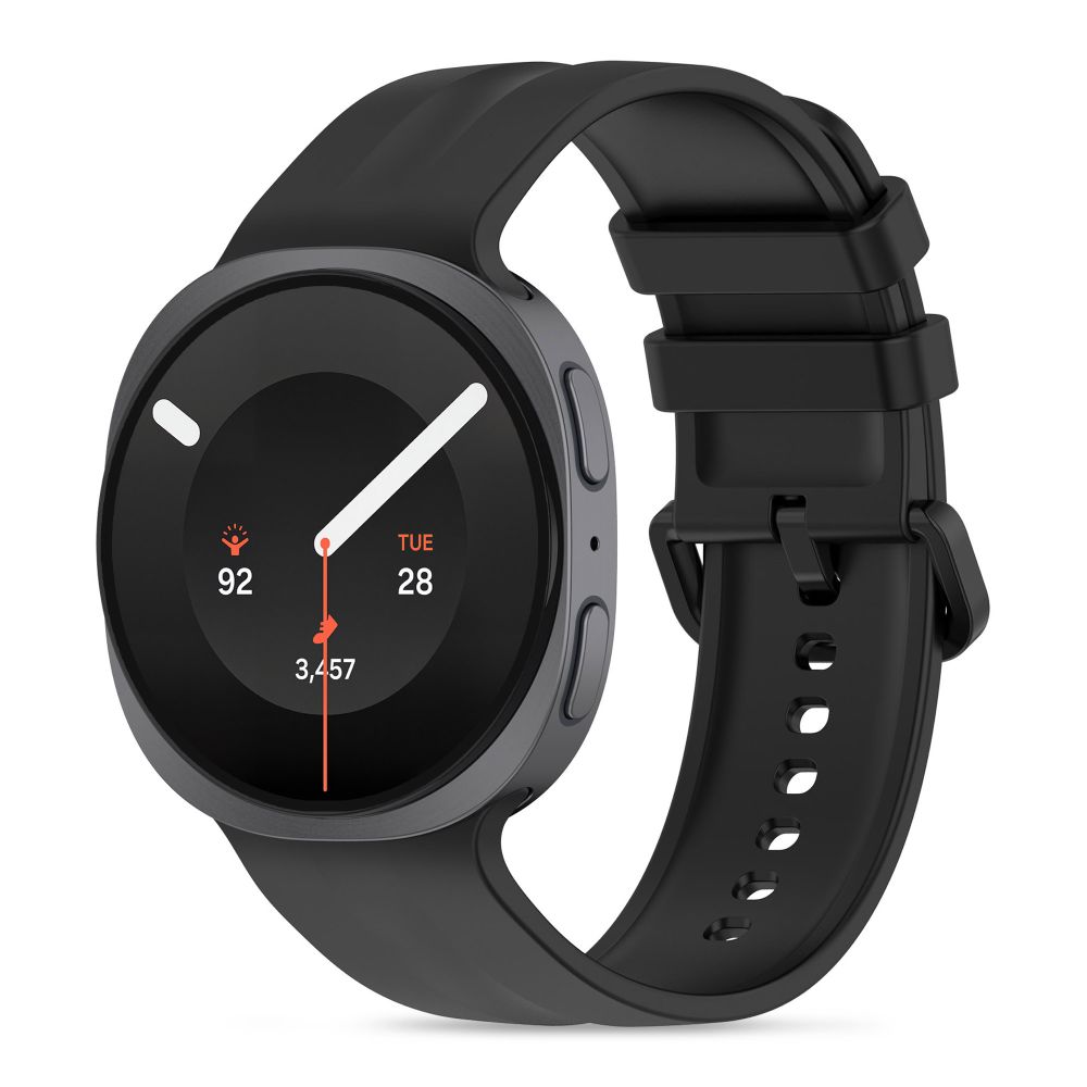 Tech-Protect Silicone Evo-armband till Samsung Galaxy Watch 40/44/46 mm – Svart