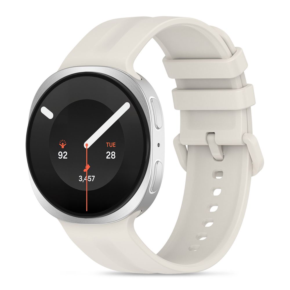 Tech-Protect Silicone Evo-armband till Samsung Galaxy Watch 40/44/46 mm – beige