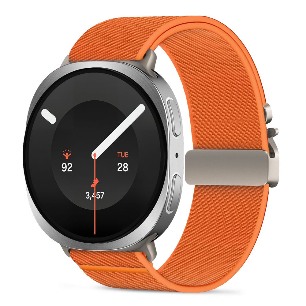 Tech-Protect nylonarmband med spänne till Samsung Galaxy Watch 40/44/46 mm – orange