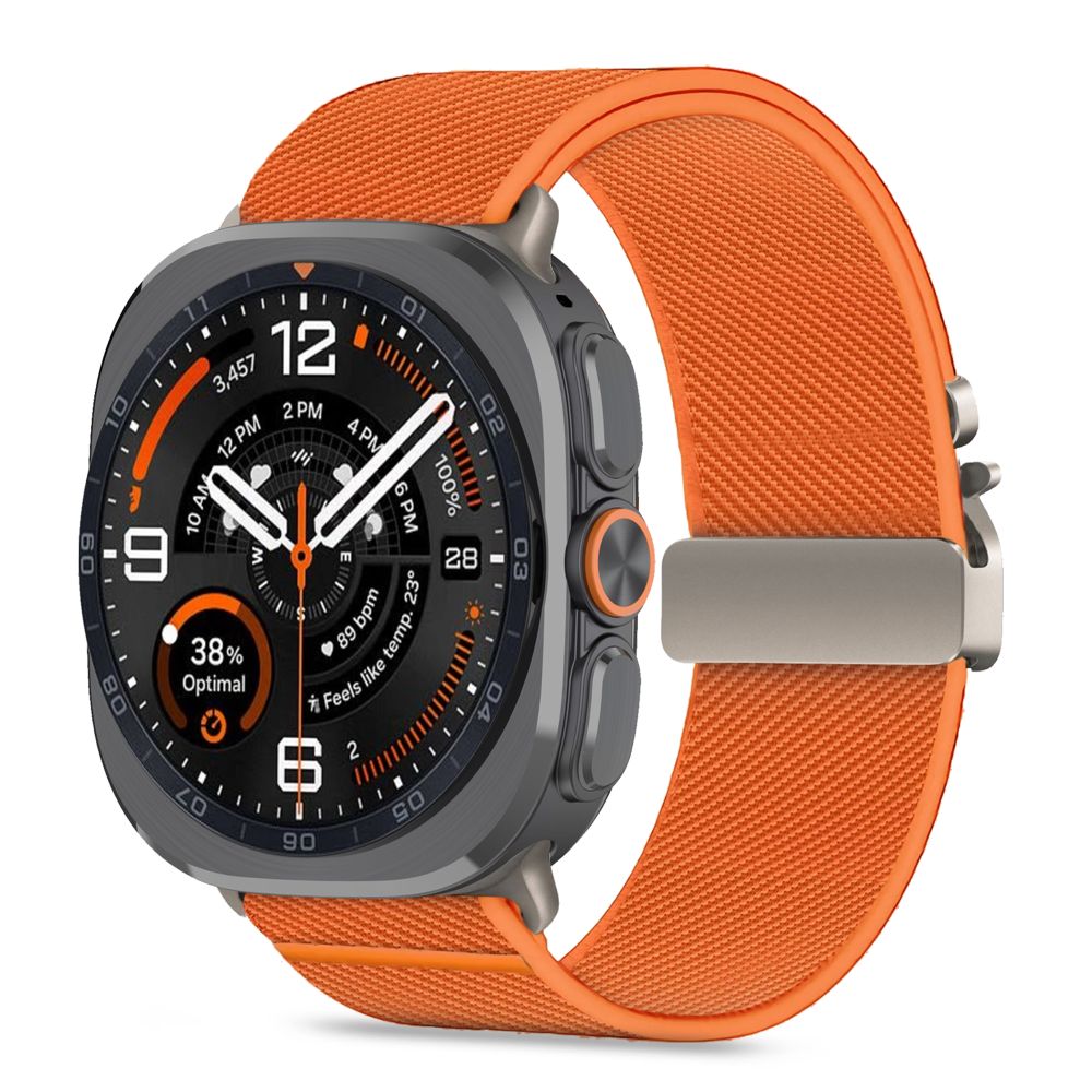 Tech-Protect nylonlås till Samsung Galaxy Watch Ultra 47 mm – orange