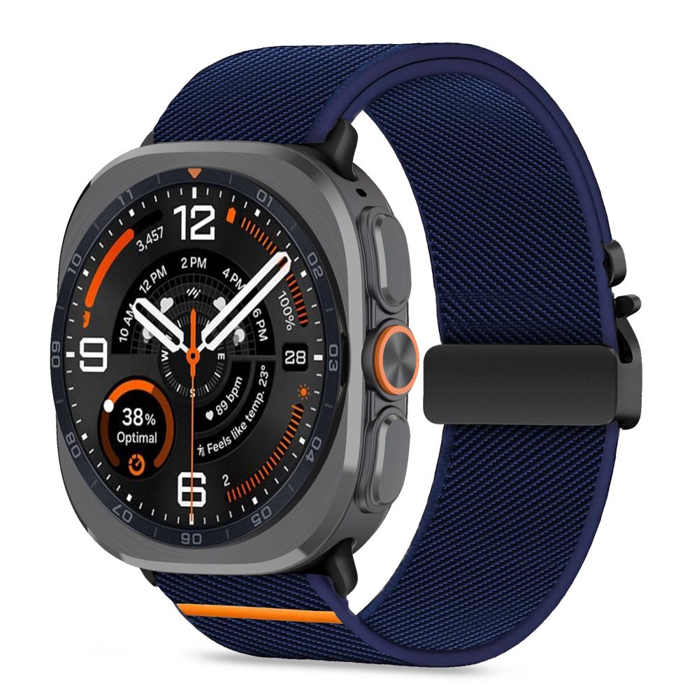 Tech-Protect nylonlås till Samsung Galaxy Watch Ultra 47 mm – marinblå