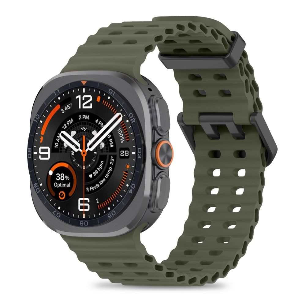 Tech-Protect Iconband Pro till Samsung Galaxy Watch Ultra 47 mm – mörkgrön