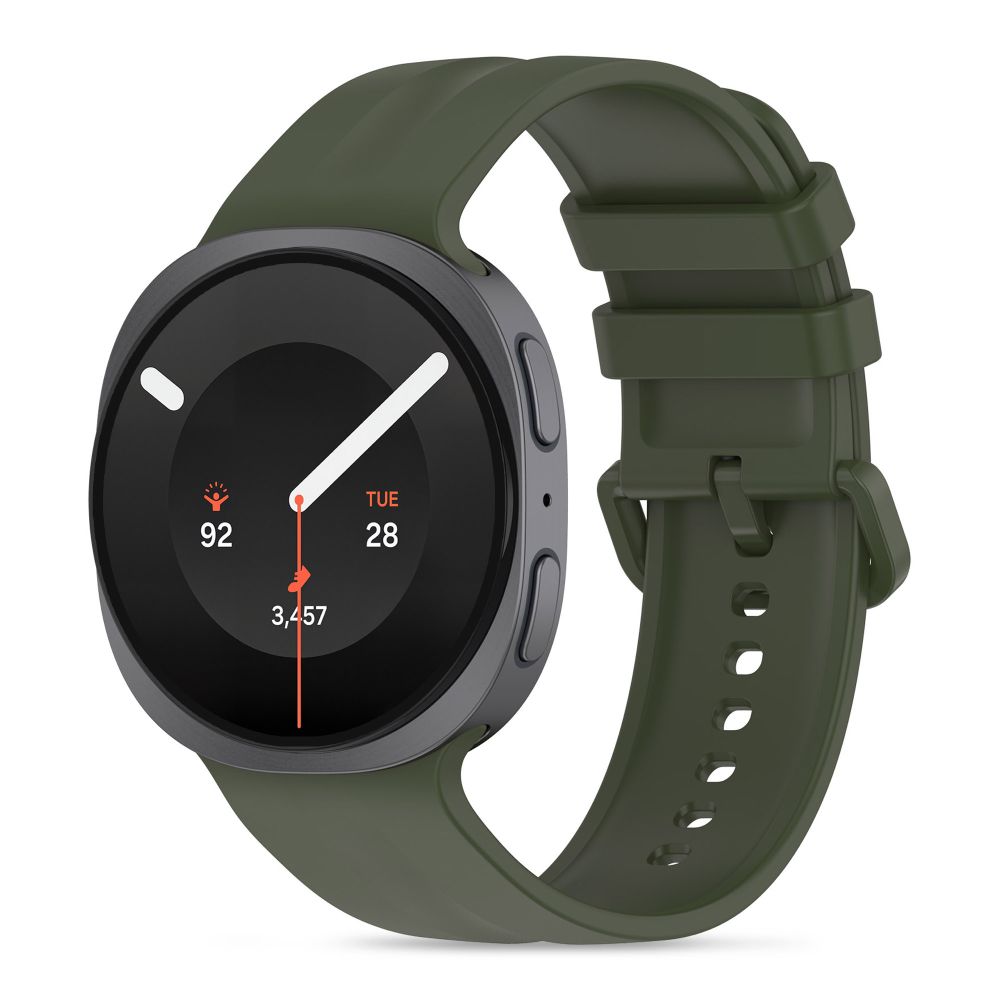 Tech-Protect Silicone Evo-armband till Samsung Galaxy Watch 40/44/46 mm – Grönt