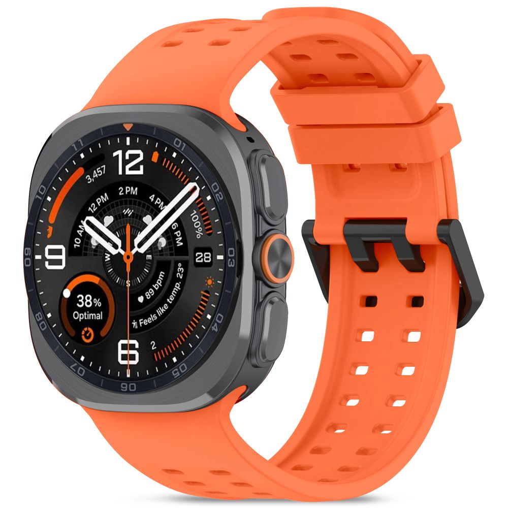 Tech-Protect silikonarmband för Samsung Galaxy Watch Ultra 47 mm – orange