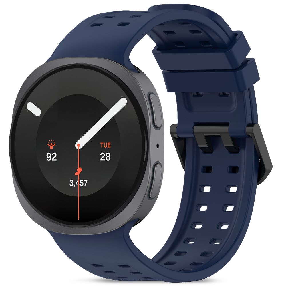 Tech-Protect silikonarmband för Samsung Galaxy Watch 40/44/46 mm – marinblått