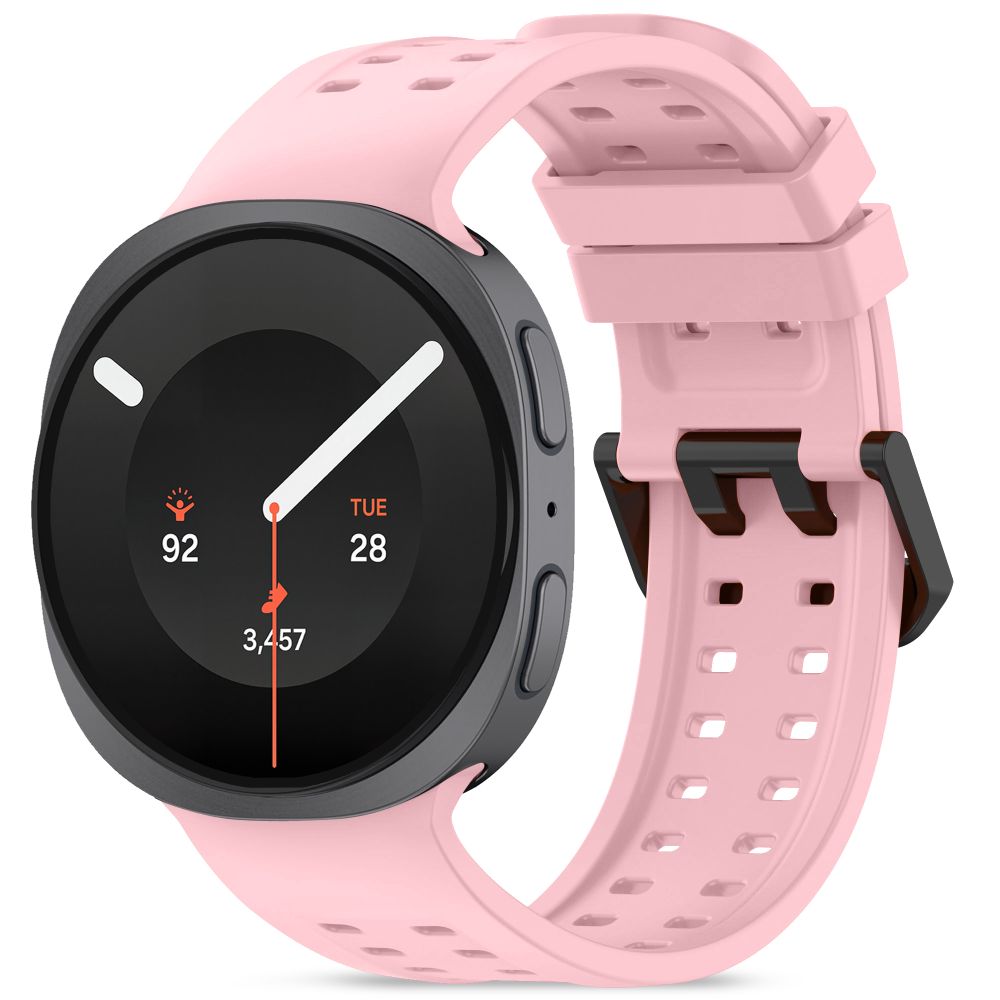 Tech-Protect silikonarmband för Samsung Galaxy Watch 40/44/46 mm – Rosa