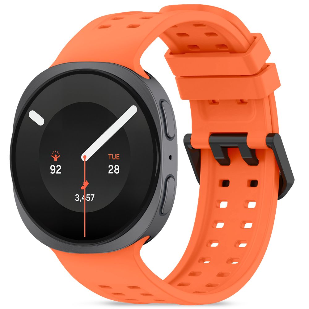 Tech-Protect silikonarmband för Samsung Galaxy Watch 40/44/46 mm – orange