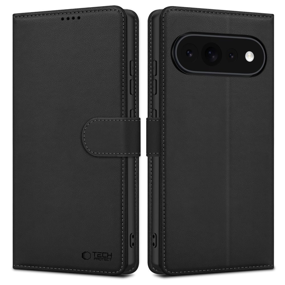 Tech-Protect plånboksfodral för Google Pixel 11 / 11 Pro – matt svart
