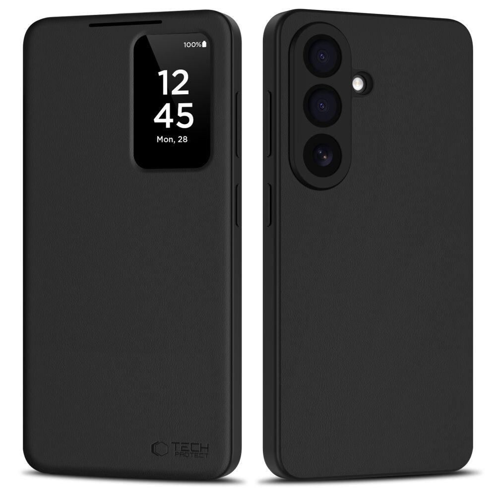 Tech-Protect Smart Wallet-fodral för Samsung Galaxy A27 5G – matt svart