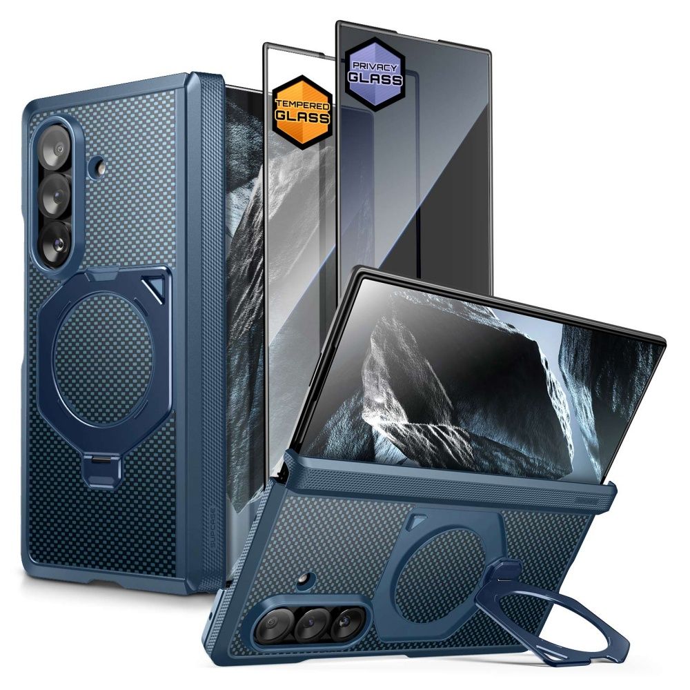 Supcase UB Aero MagSafe-fodral i 2-pack för Samsung Galaxy Z Fold 8 Ultra – marinblått