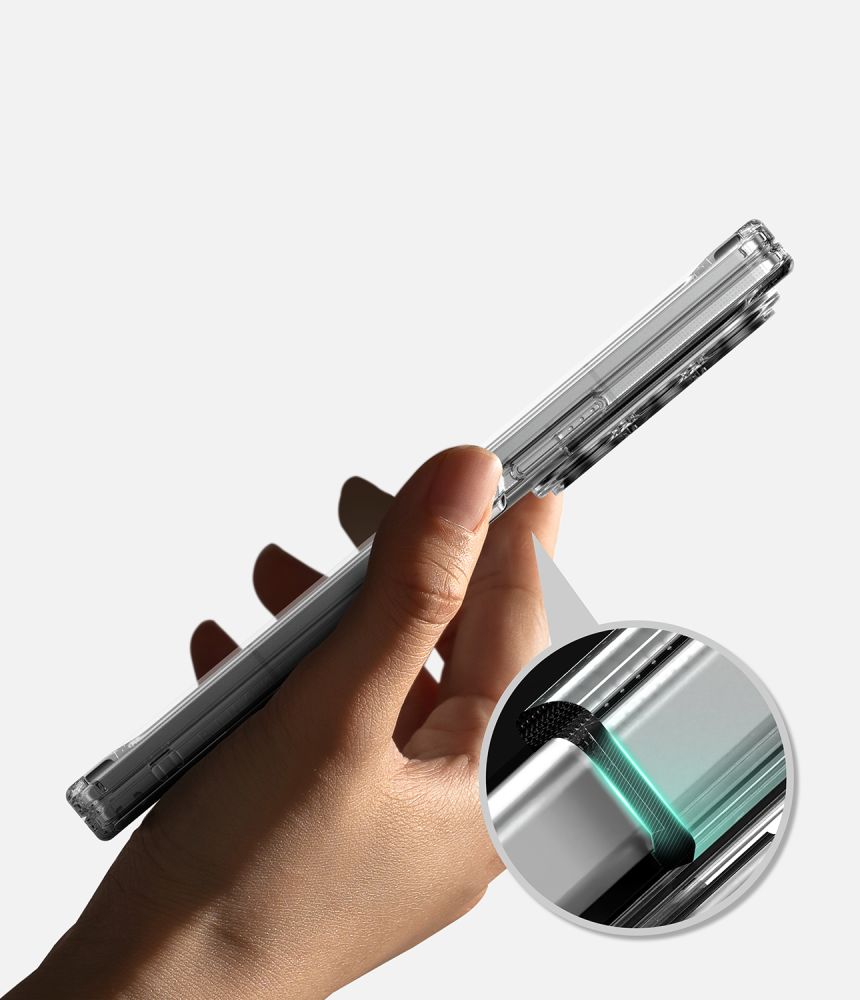Ringke Fusion-etui til Samsung Galaxy Z Fold 8 Ultra – gennemsigtigt