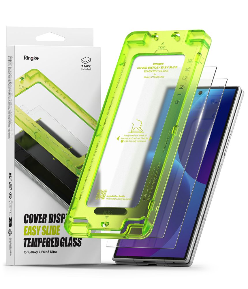 Ringke Cover Display Pro, 2-pack härdat glas till Samsung Galaxy Z Fold 8 Ultra