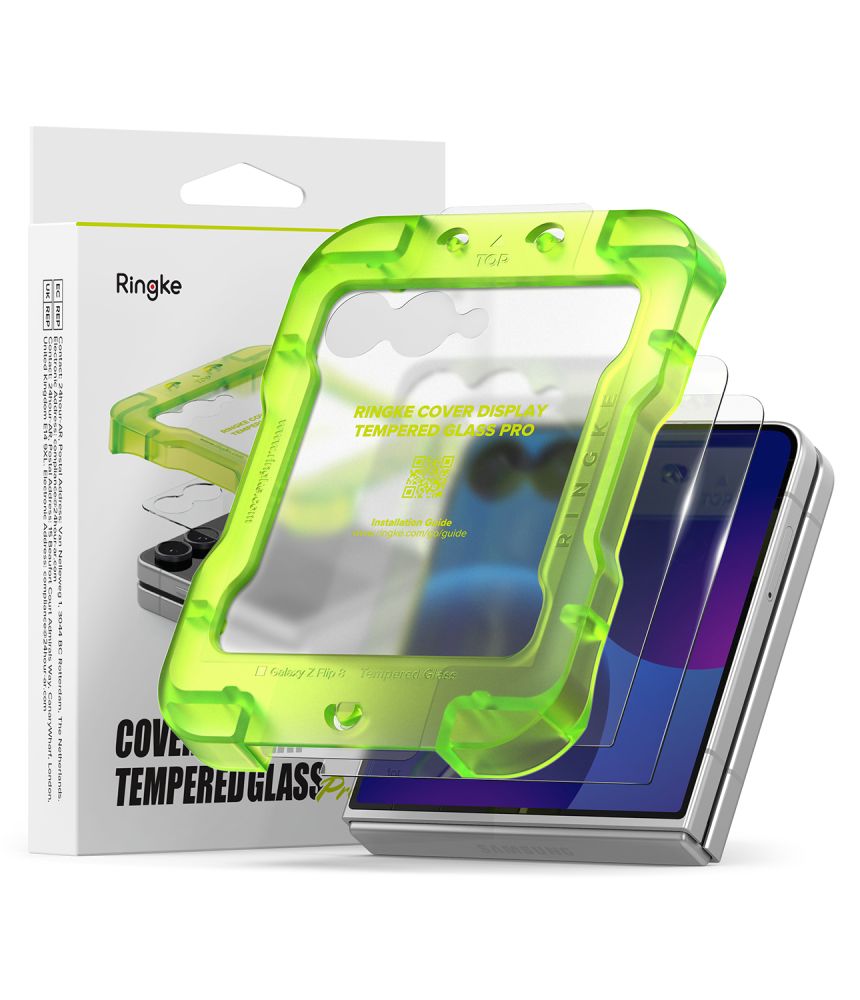 Ringke Cover Display Pro, 2-pack härdat glas till Samsung Galaxy Z Flip 8