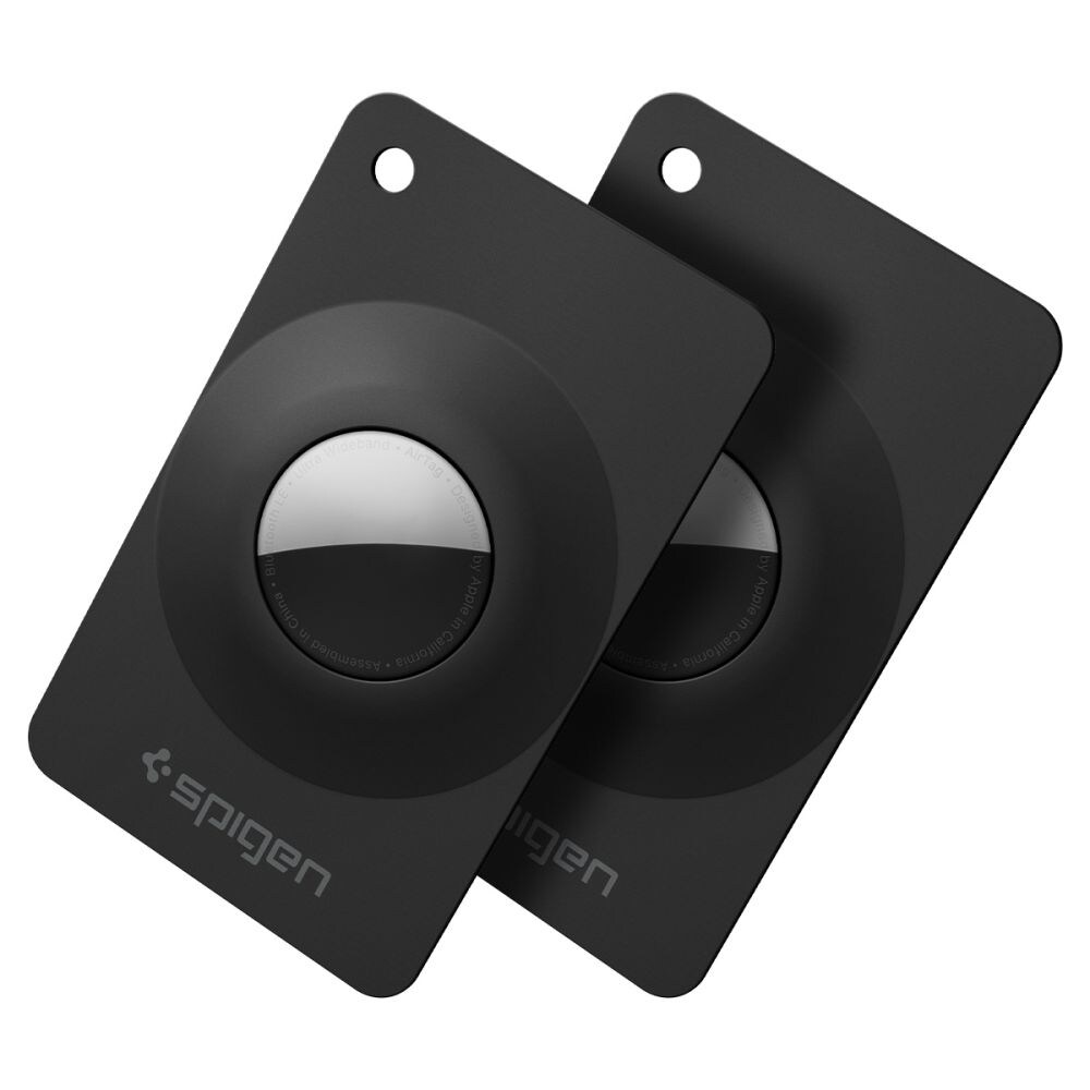Spigen AirFit 2 2-pak etui til Apple AirTag 1/2 – Sort