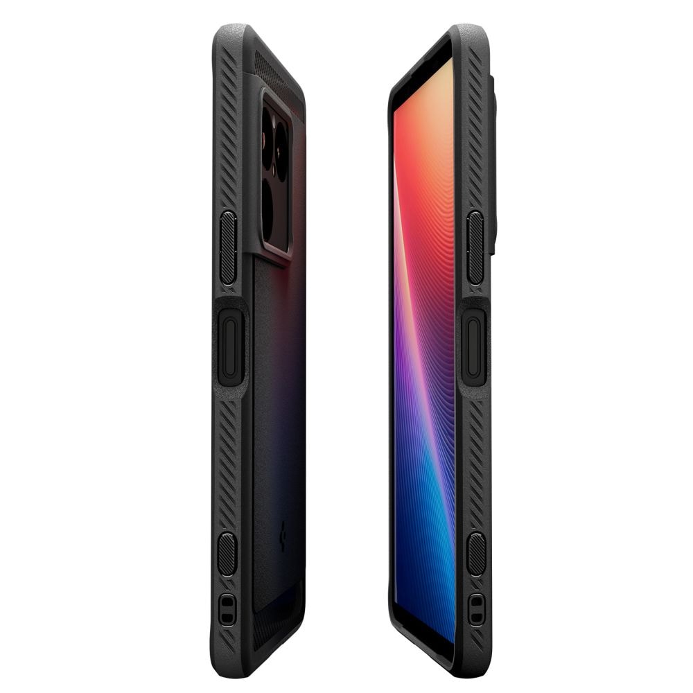 Spigen Rugged Armor-etui til Sony Xperia 1 VIII – mat sort