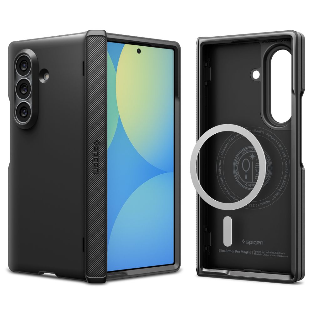 Spigen Slim Armor Pro Magsafe-etui til Samsung Galaxy Z Fold 8 Ultra – Sort