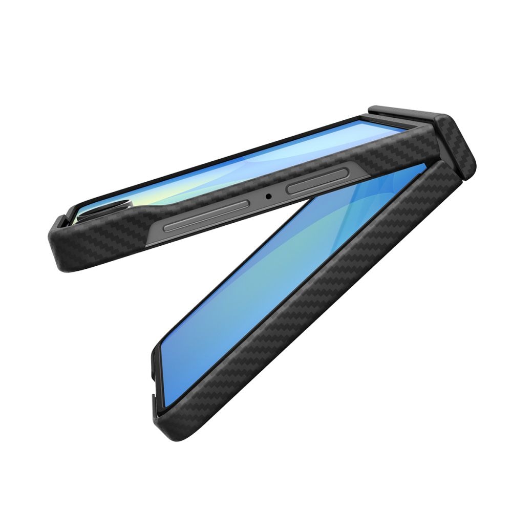 Spigen AirSkin Aramid MagFit MagSafe-etui til Samsung Galaxy Z Flip 8 – Sort
