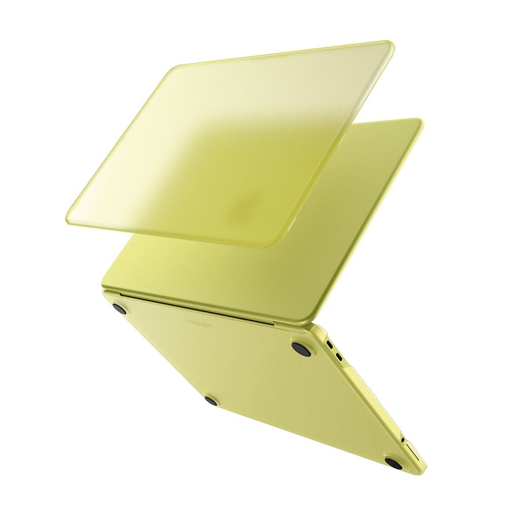 Spigen AirSkin-fodral för MacBook Neo 13" 2026 – matt gul