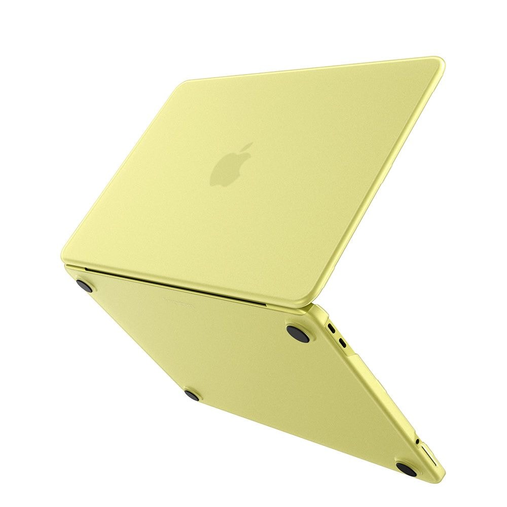 Spigen AirSkin-etui til MacBook Neo 13" 2026 – mat gul