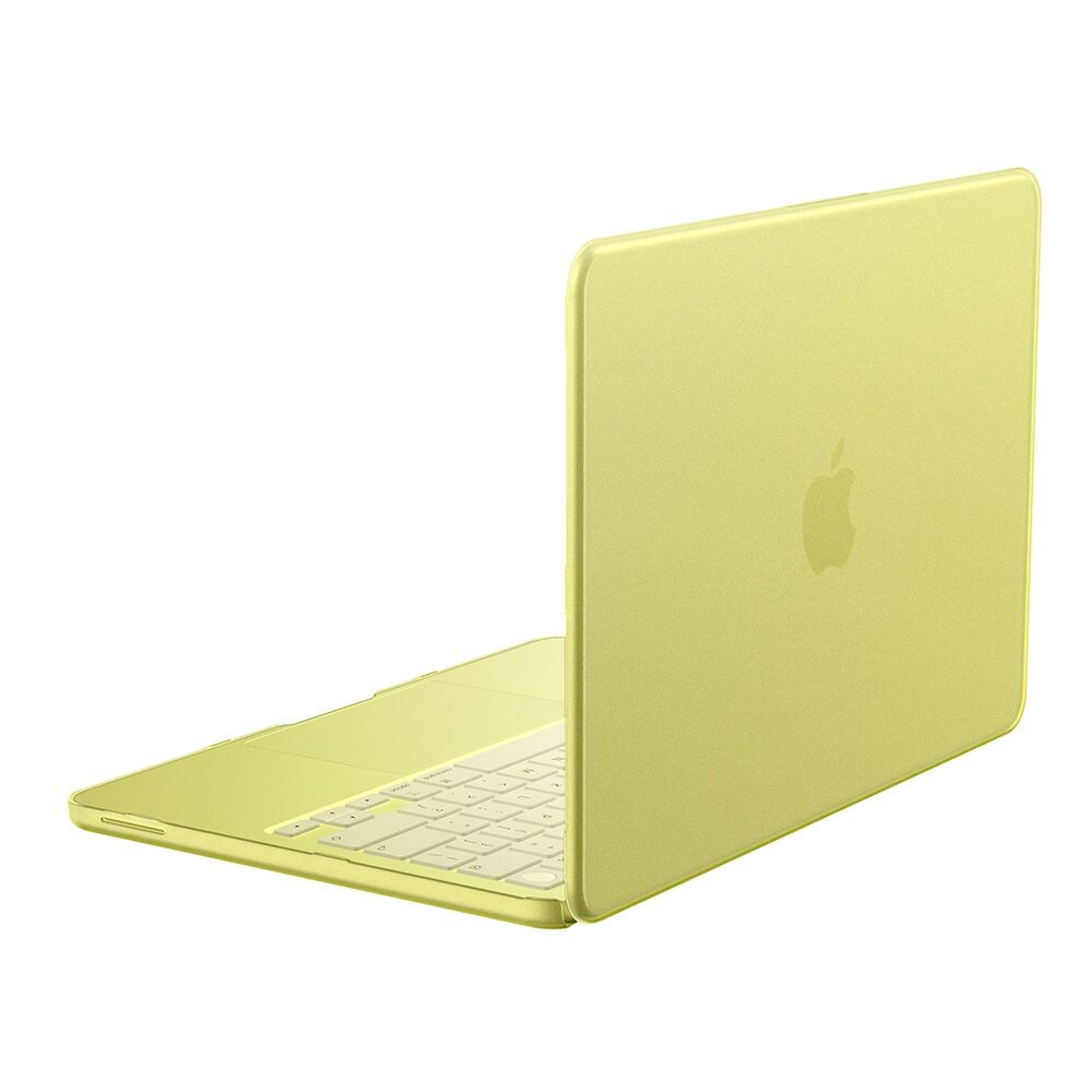 Spigen AirSkin-etui til MacBook Neo 13" 2026 – mat gul