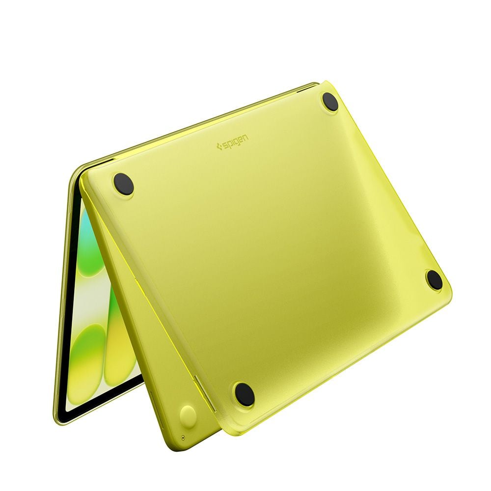 Spigen AirSkin-etui til MacBook Neo 13" 2026 – mat gul