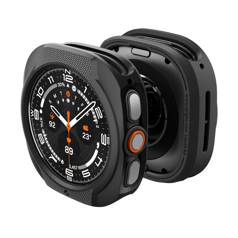Spigen Liquid Air-etui til Samsung Galaxy Watch Ultra 47 mm – sort